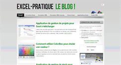 Desktop Screenshot of blog-excel.com